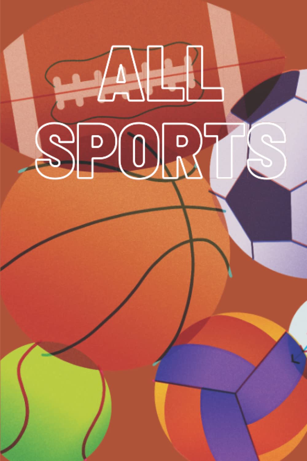 ler totalmente ALL SPORTS: Notebook, 6x9, 120 Pages, For Sport Lovers, Gift For Kids And Friends