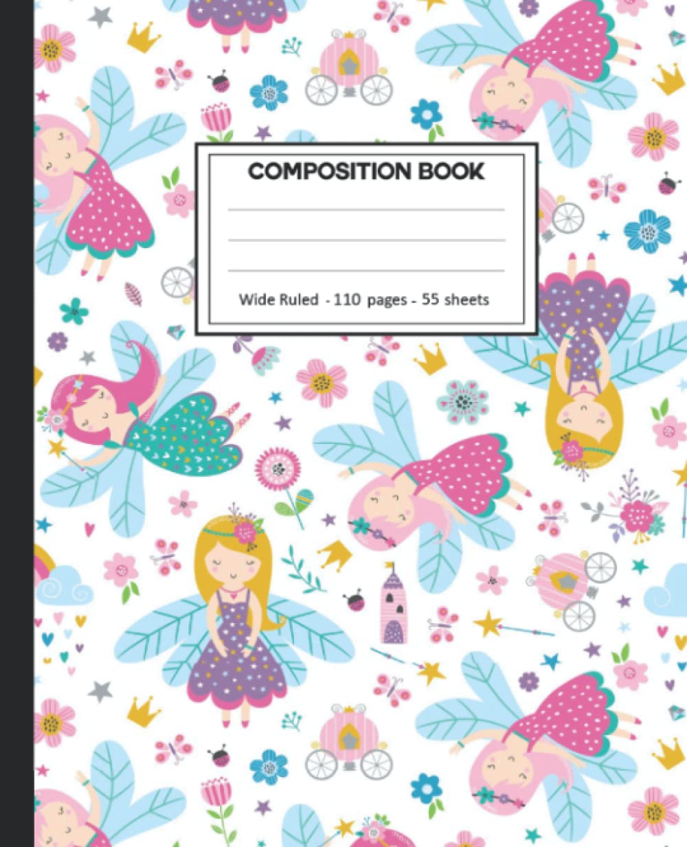 capítulo por capítulo baixar Composition Notebook: Fairies Wide Ruled Paper Notebook Journal size 7.25 x 9.25” for student.
