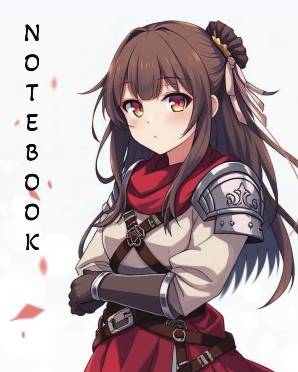ler totalmente Anime Notebook, 100 Pages Of 8x10 White Papers, Sketchbook, Journal White Paper, Drawing Book, Anime Cover