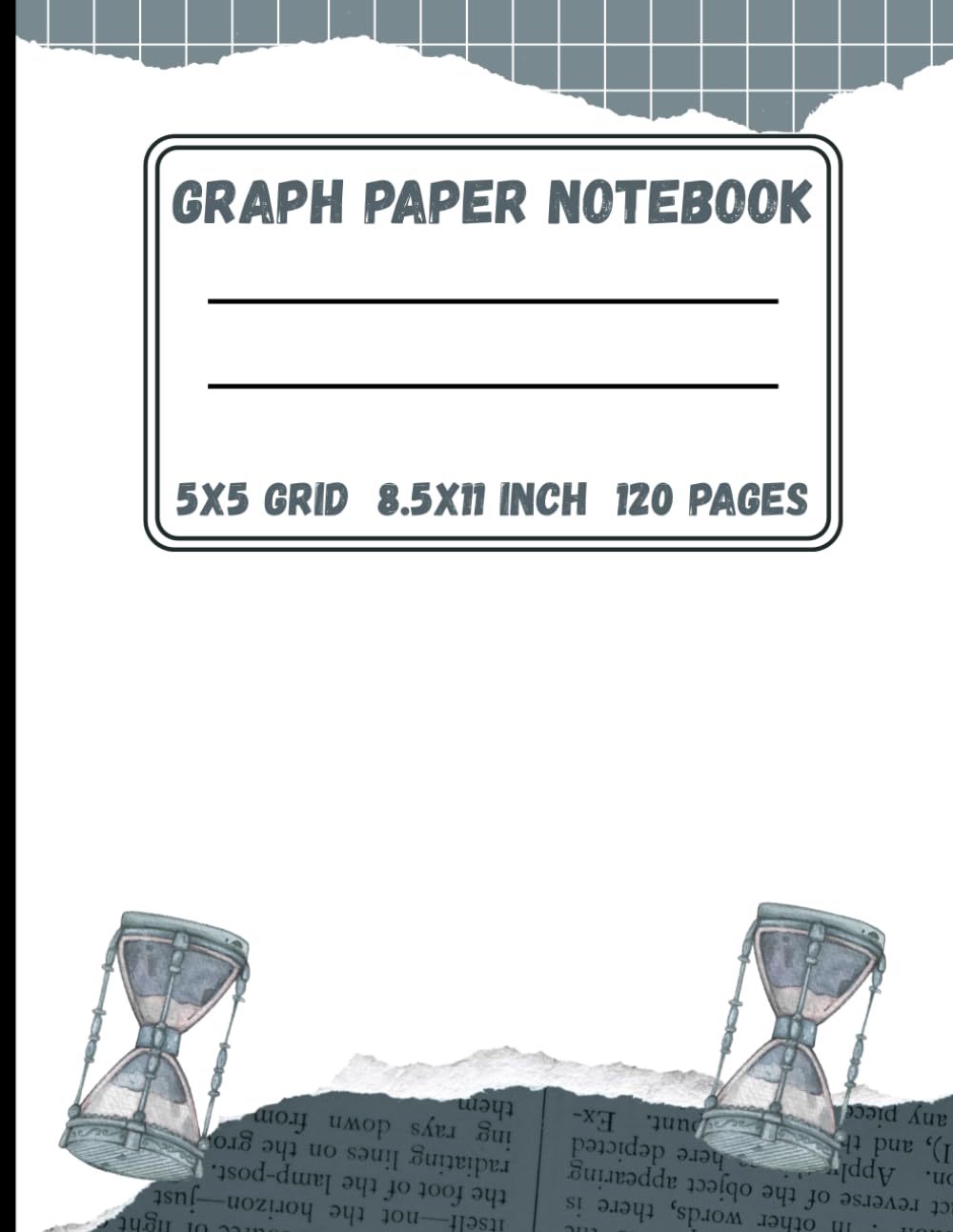 ler totalmente Graph Paper Notebook 8.5 x 11 (5x5 Grid, 120 Pages): Quad Ruled Graph Paper for Kids – Math Practice, School Work, and Fun Learning