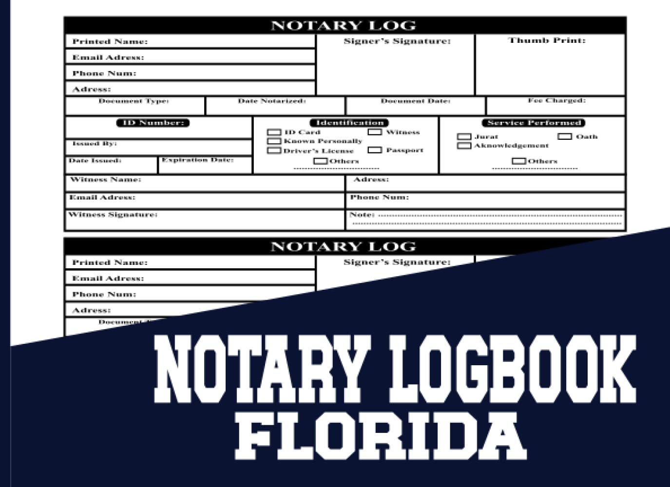 capítulo por capítulo baixar Notary Log Book Florida: Florida Notary Journal 2023 | Notary Public Record Book To Record Notarial Acts | Official Notary Logbook For Signing Agents 100 Pages 200 Records.
