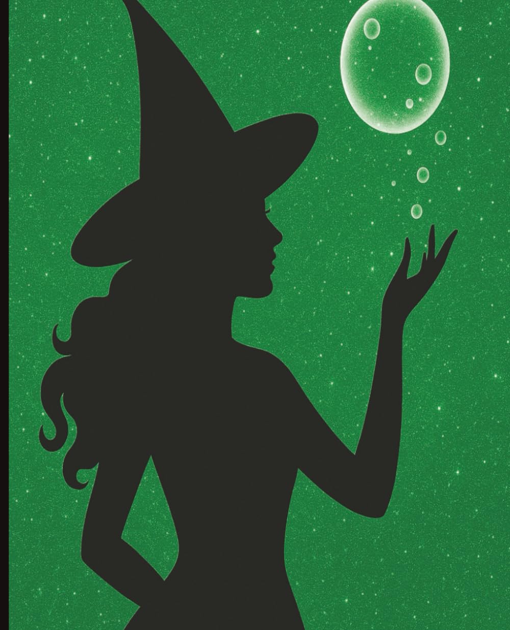 ler totalmente Notebook with Bubbles: Green Aesthetic Witch Journal | 120 Pages | Lined Notebook for Teens, Theater Fans, Writers & Everyday Notes