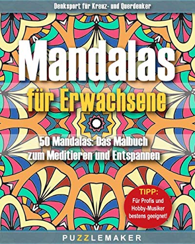 Mandalas für Erwachsene: 50 Mandalas: Das Malbuch zum Meditieren und Entspannen (German Edition) baixar o livro de graça