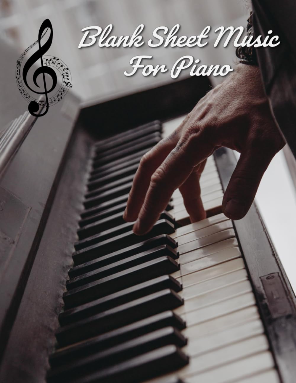 ler totalmente Blank Sheet Music For Piano: 10 Wide Staves per Page (5 Treble and 5 Bass) with Clear, Crisp Lines – Perfect for Musicians Who Prefer Larger, Easy-to-Read Notation
