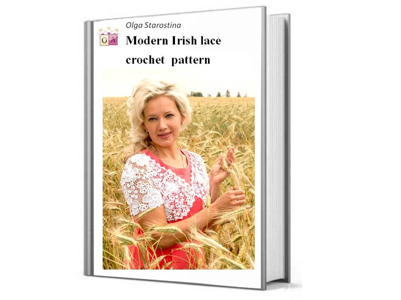 White bolero pattern crochet modern irish lace. (Modern Irish Crochet Lace Pattern) (English Edition)