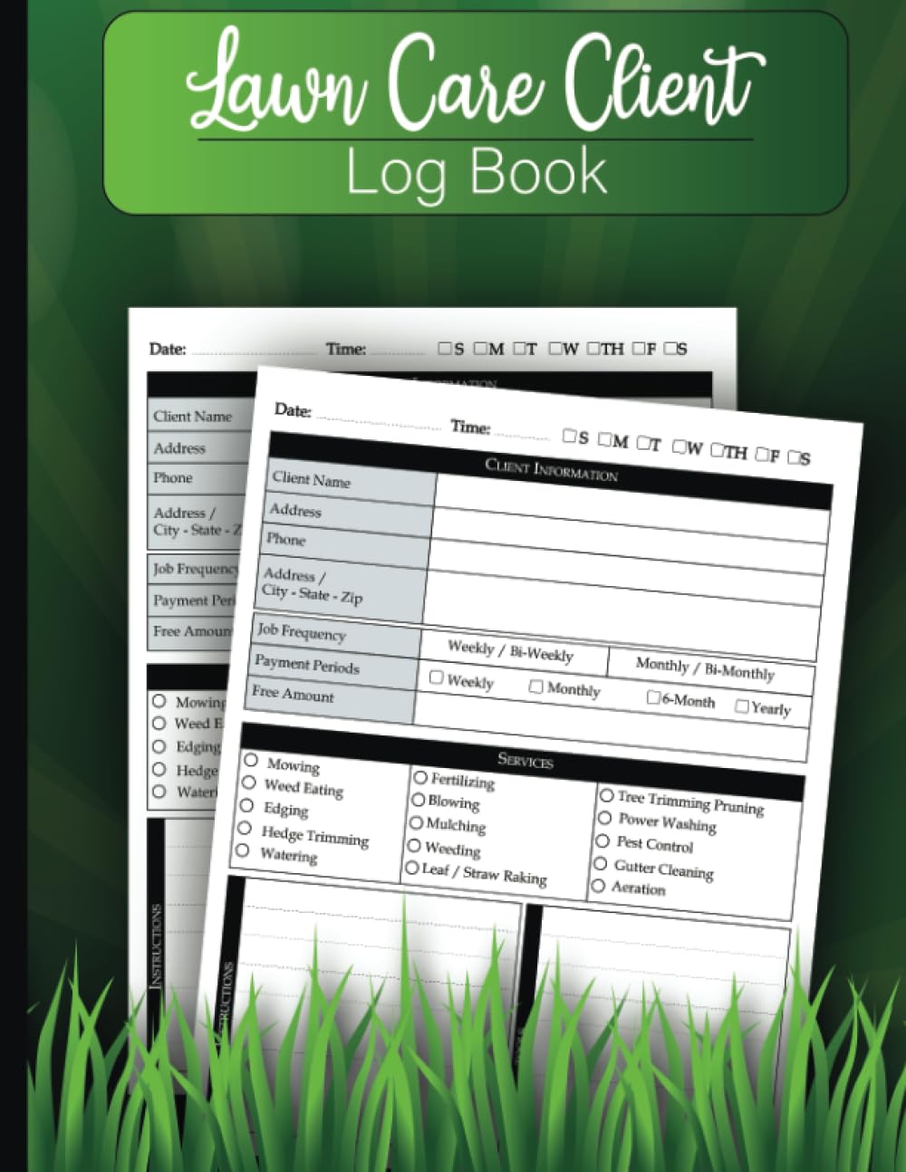 capítulo por capítulo baixar Lawn Care Client Log Book: Lawn Mowing and Landscape Appointment Logbook |120 Pages |8.5x11 Inches