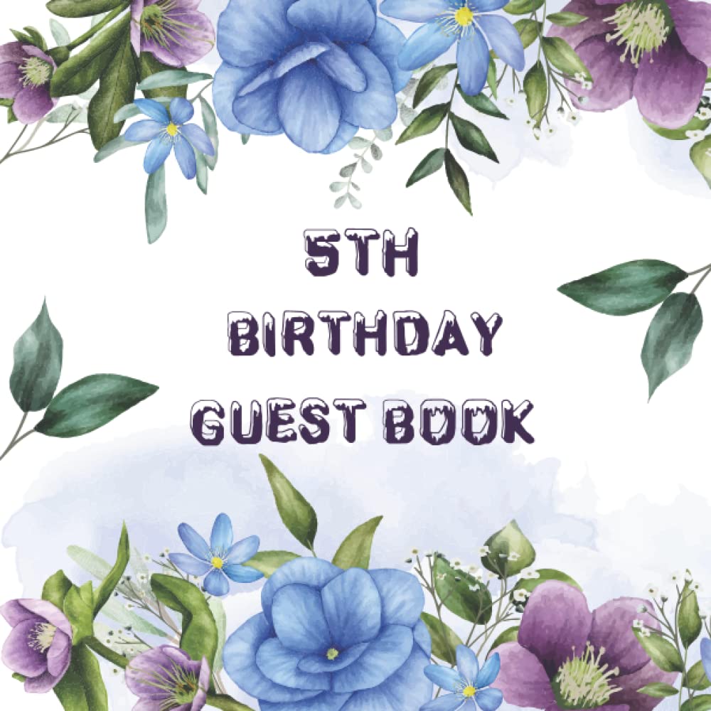 capítulo por capítulo baixar 5th Birthday Guest Book: 5th Birthday Party Celebration Keepsake for Friends and Family to Write In And Sign In (Guest Name, Phone/ Address and Message)