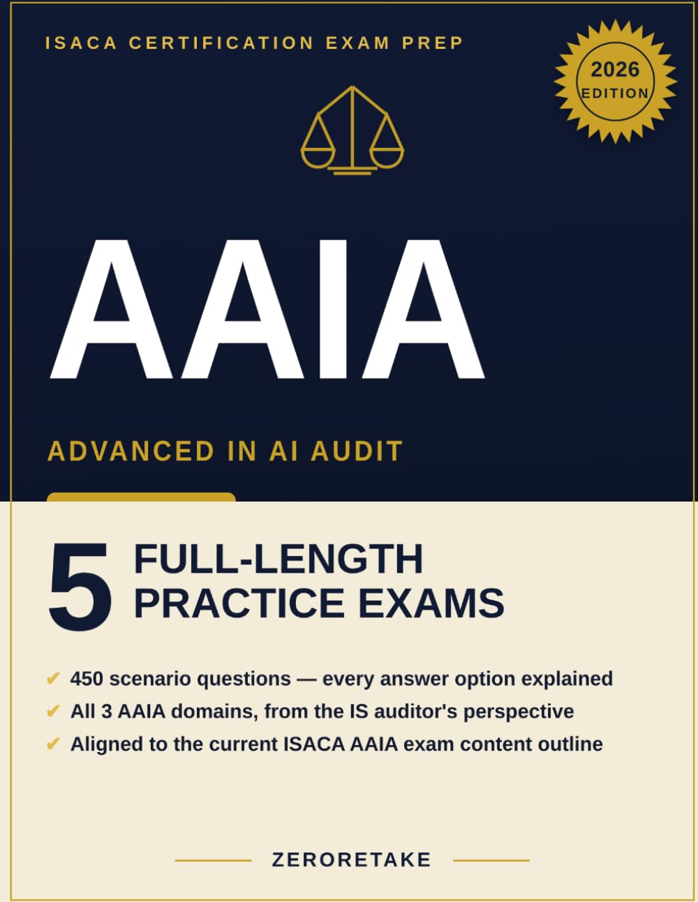 AAIA Exam Prep 2026: Scenario-Based Practice Questions with Worked Explanations for the ISACA Advanced in AI Audit Exam baixar livro de graça