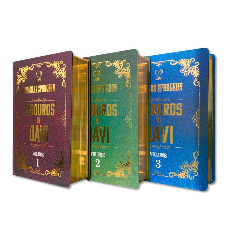 Livro box tesouro de Davi c/3 volumes - 1 unidade baixar o livro de graça