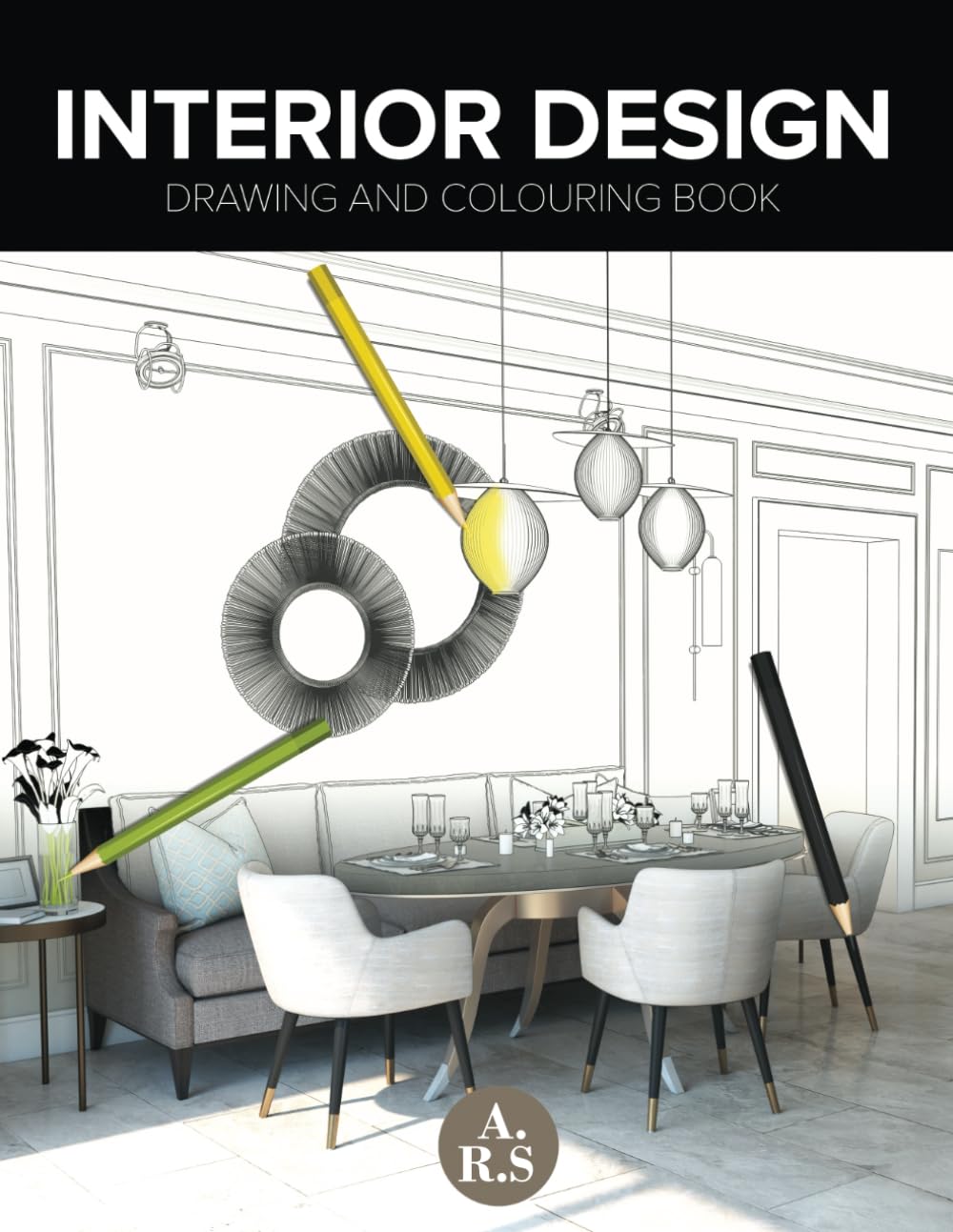 capítulo por capítulo baixar INTERIOR DESIGN COLORING BOOK: 36 PAGES FULL OF DETAILS FOR LOVERS OF REFINED INTERIORS: HOMES, CLOTHING STORES, RESTAURANT, OFFICES AND MORE