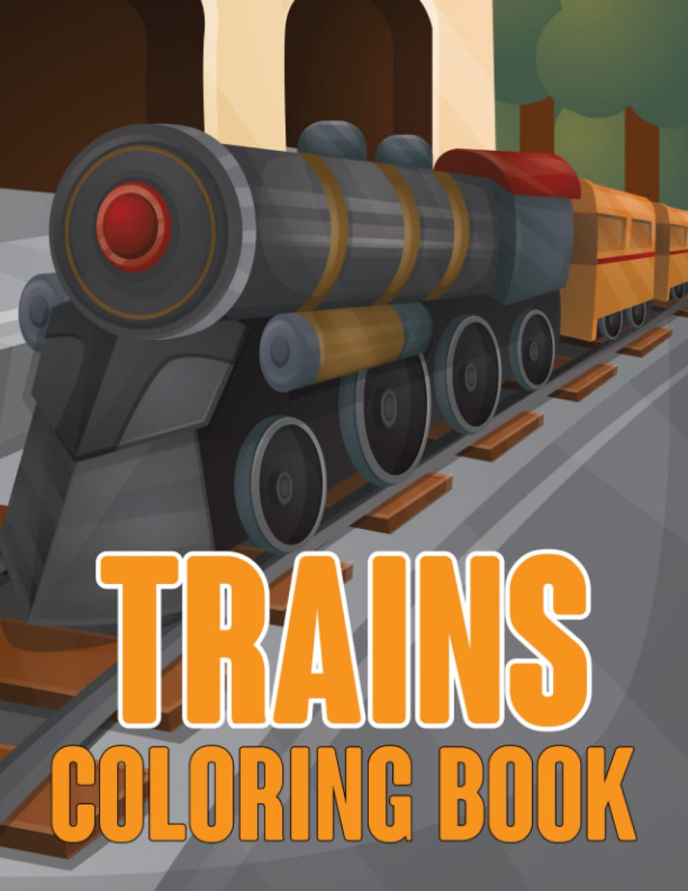 ler totalmente Trains Coloring Book for Kids: 25 Unique Collection Coloring Pages With Beautiful Train Designs For Toddlers And Children.