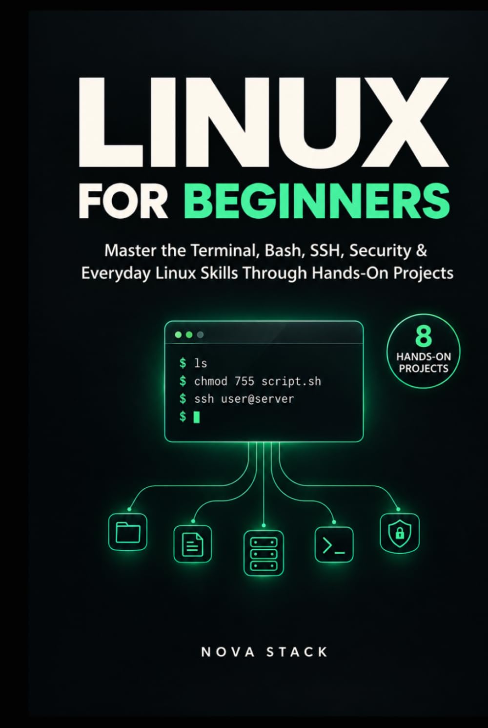 capítulo por capítulo baixar Linux for Beginners: Learn the Command Line, Bash Scripting, SSH, Networking & System Administration with Hands-On Ubuntu Projects