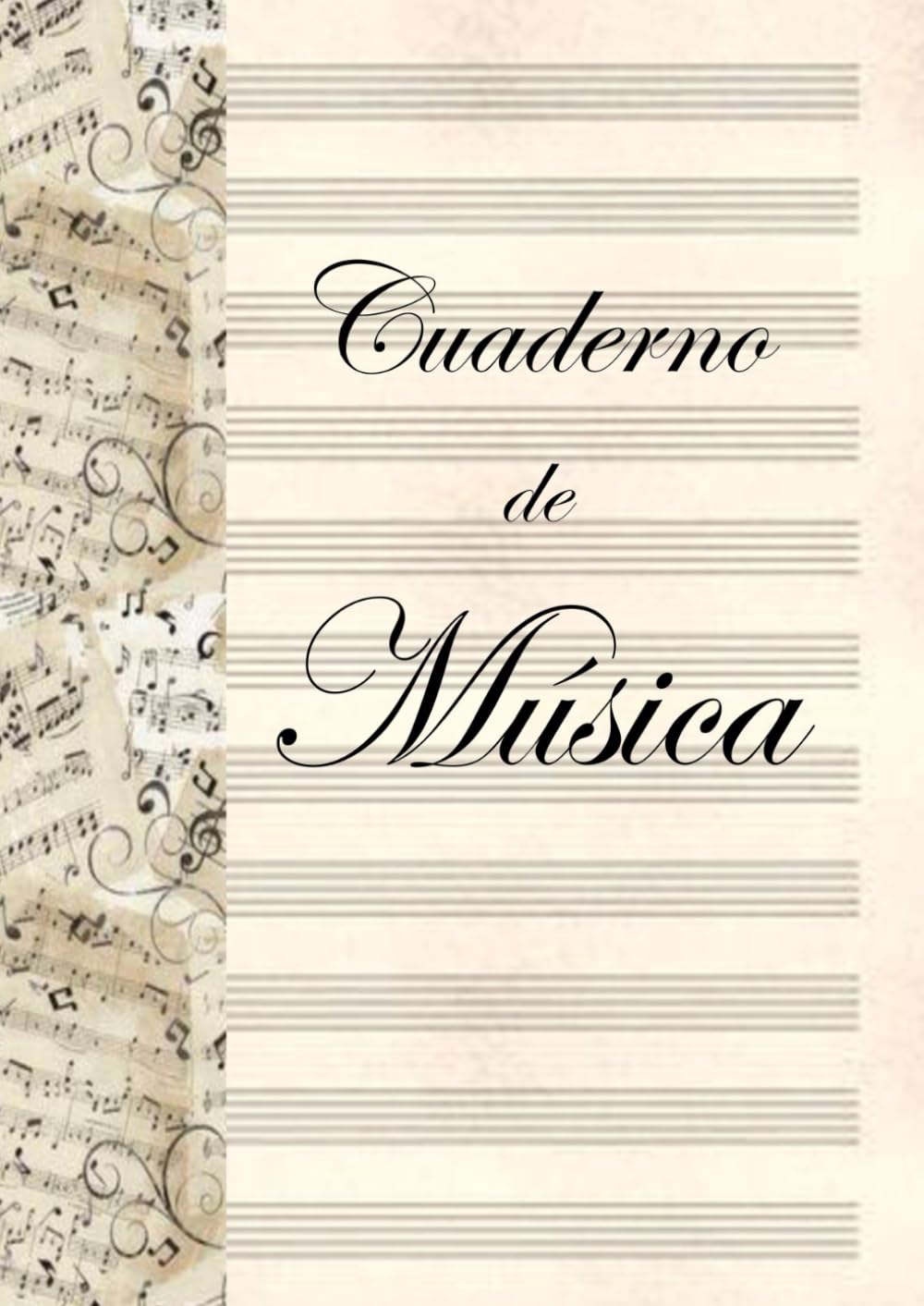 capítulo por capítulo baixar Cuaderno de Pentagramas: Libreta A4 para escritura musical con 12 pautas por página (Spanish Edition)