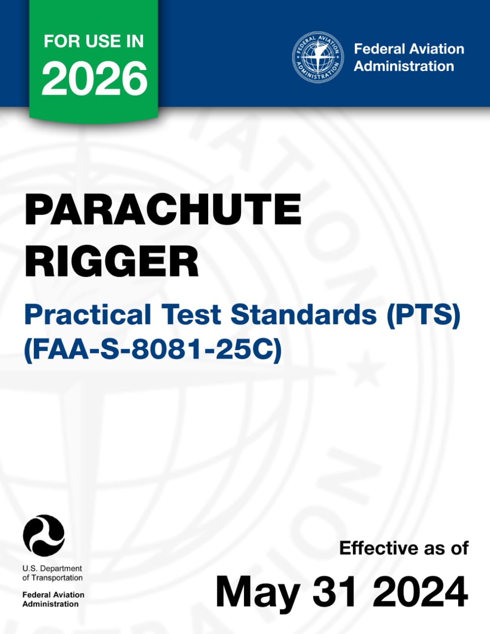 ler totalmente Parachute Rigger Practical Test Standards (PTS) (FAA-S-8081-25C)