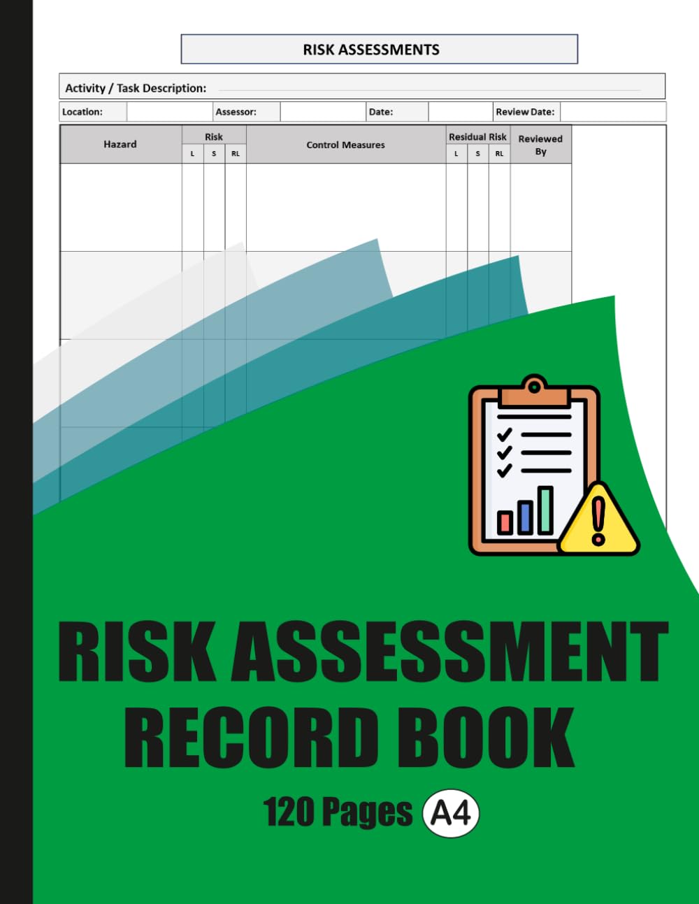 ler totalmente Risk Assessment Record Book: Simple Logbook to Record, Track & Improve Workplace Safety