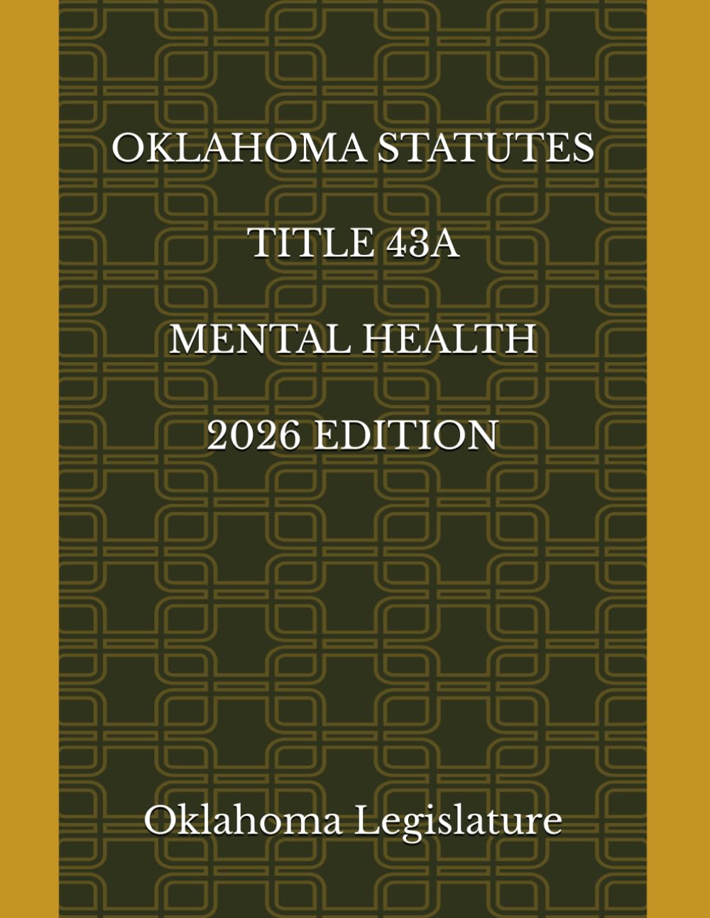OKLAHOMA STATUTES TITLE 43A MENTAL HEALTH 2026 EDITION baixar livro de graça