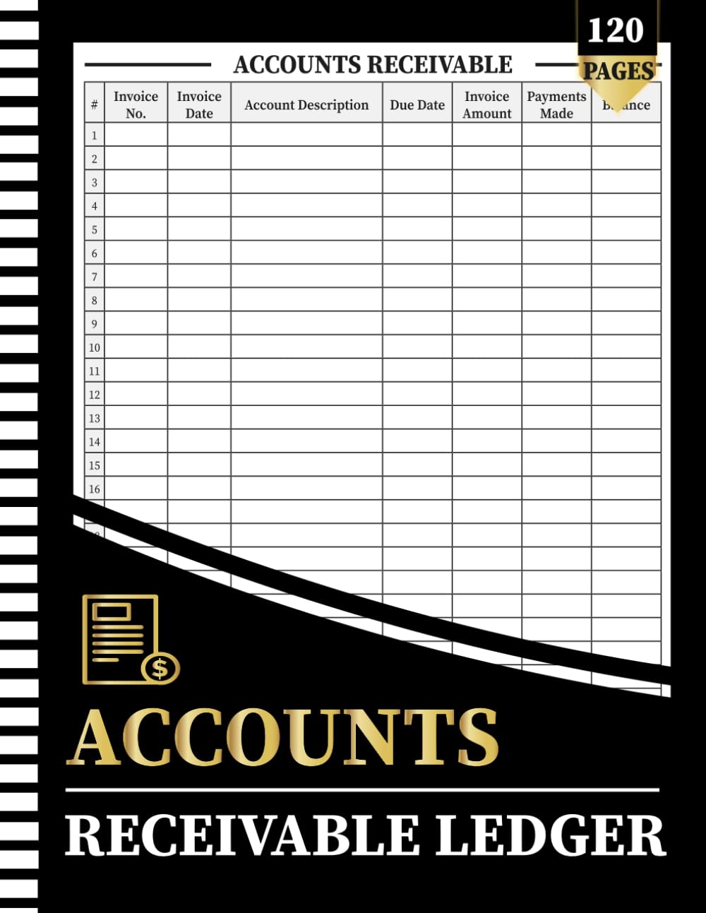 capítulo por capítulo baixar Accounts Receivable Ledger: Track Customer Invoices, Due Dates, Payments, Outstanding Balances, and Payment History