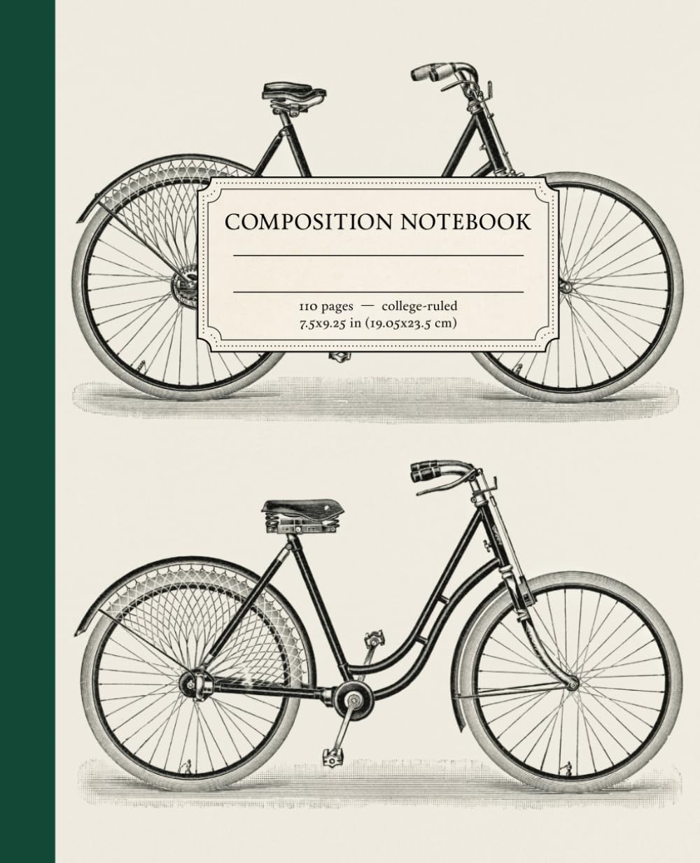 ler totalmente Composition Notebook College Ruled: Vintage Science Notebook "Bicycle Race" | Women's and Men's Retro Bike and Cycling Lithograph Illustration |... Work | 110 Pages, 7.5x9.25 in (19.05x23.5 cm)