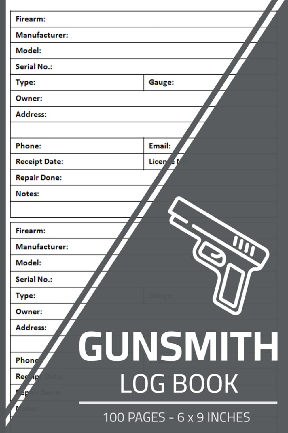 capítulo por capítulo baixar Gunsmith Log Book: Gunsmith Record Logbook | Repair & Maintenance Tracker for Gunsmithing Services & Shop Owners | 100 Pages