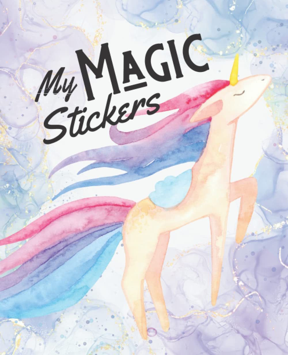 My Magic Stickers: Unicorn Sticker Album For Collecting and Organizing Book Blank White Paper Sketchbook For Kids Girls Boys Toddler and Teens baixar o livro de graça