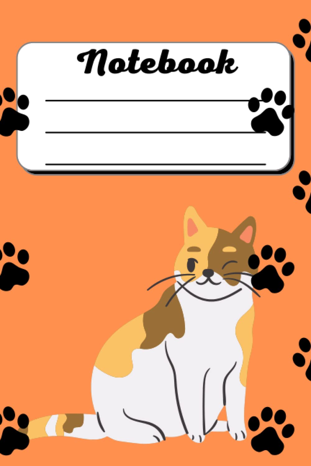 ler totalmente Notebook Cute Cat Blank Lined 6 x 9 inches 120 pages: Notebook