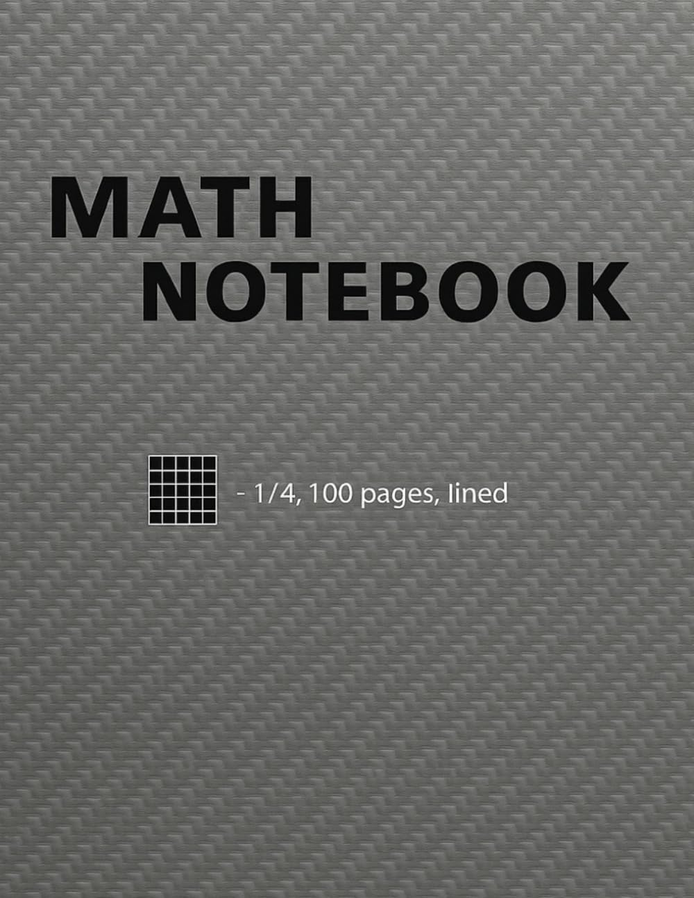 capítulo por capítulo baixar Carbon Math Notebook: A Stylish 100-Page Grid Journal for Math Lovers