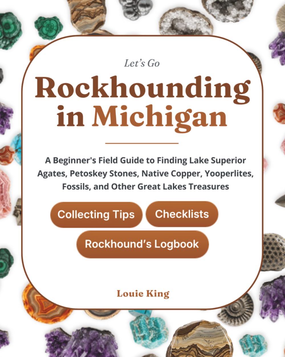 ler totalmente Let's Go Rockhounding in Michigan: A Beginner's Field Guide to Finding Lake Superior Agates, Petoskey Stones, Native Copper, Yooperlites, Fossils, and... Tips, Checklists, and a Rockhound's Logbook