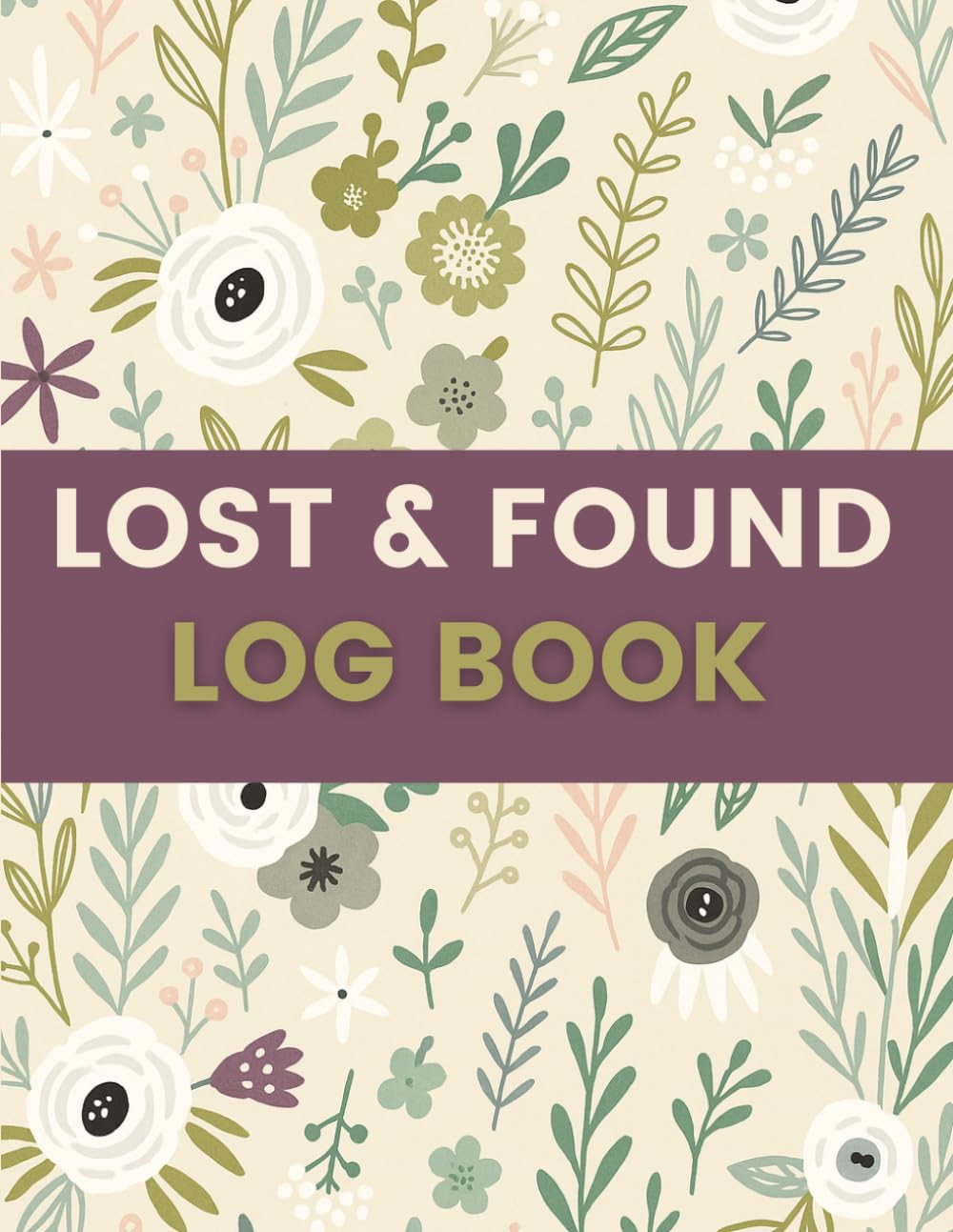 Lost & Found Log Book (8.5 x 11 Inches): Floral Designed Notebook – Property Records, Item Recovery & Claim Register baixar o livro de graça