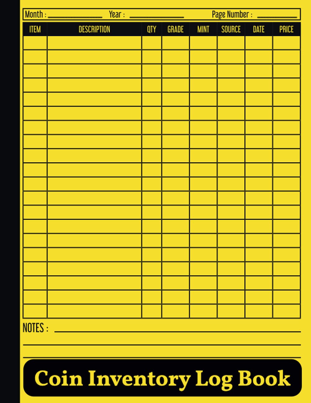 capítulo por capítulo baixar Coin Inventory Log Book: Simple & Easy Large Collectors Coin Logbook | Keep Track of your Coin Collection | A Coin Ledger And Collectors Book | Large Inventory Log Book