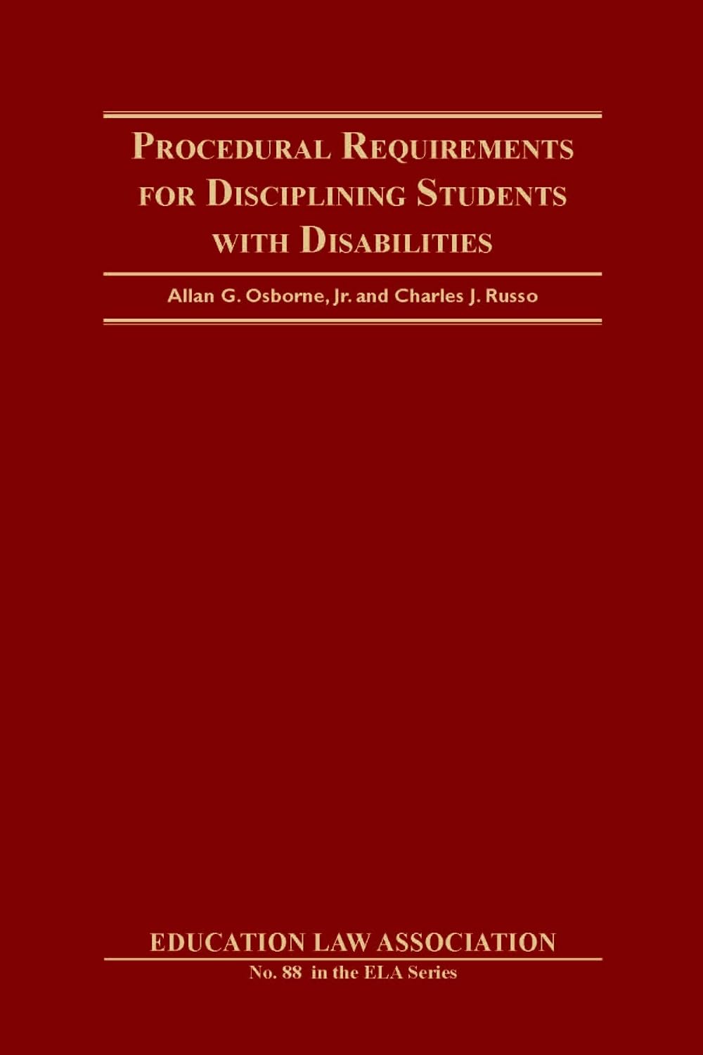ler totalmente Procedural Requirements for Disciplining Students with Disabilities (Education Law Association K-12 Series Book 88) (English Edition)