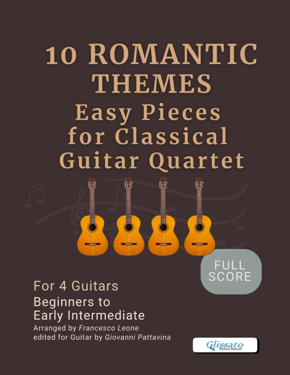 capítulo por capítulo baixar 10 Romantic Themes – Easy Pieces for Classical Guitar Quartet (Full Score): Arranged for 4 Guitars – Beginner to Early Intermediate – Ideal for... Guitar Ensembles, and Chamber Music Settings