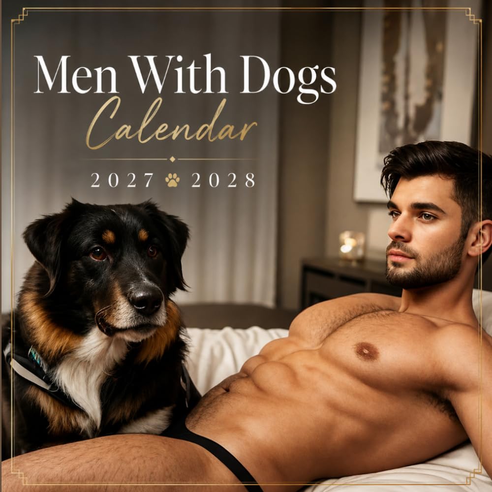 calendar 2027 2028: Handsome Male Photography, Charming Canine Companions and Playful Giftable Wall Art for Adults baixar o livro de graça