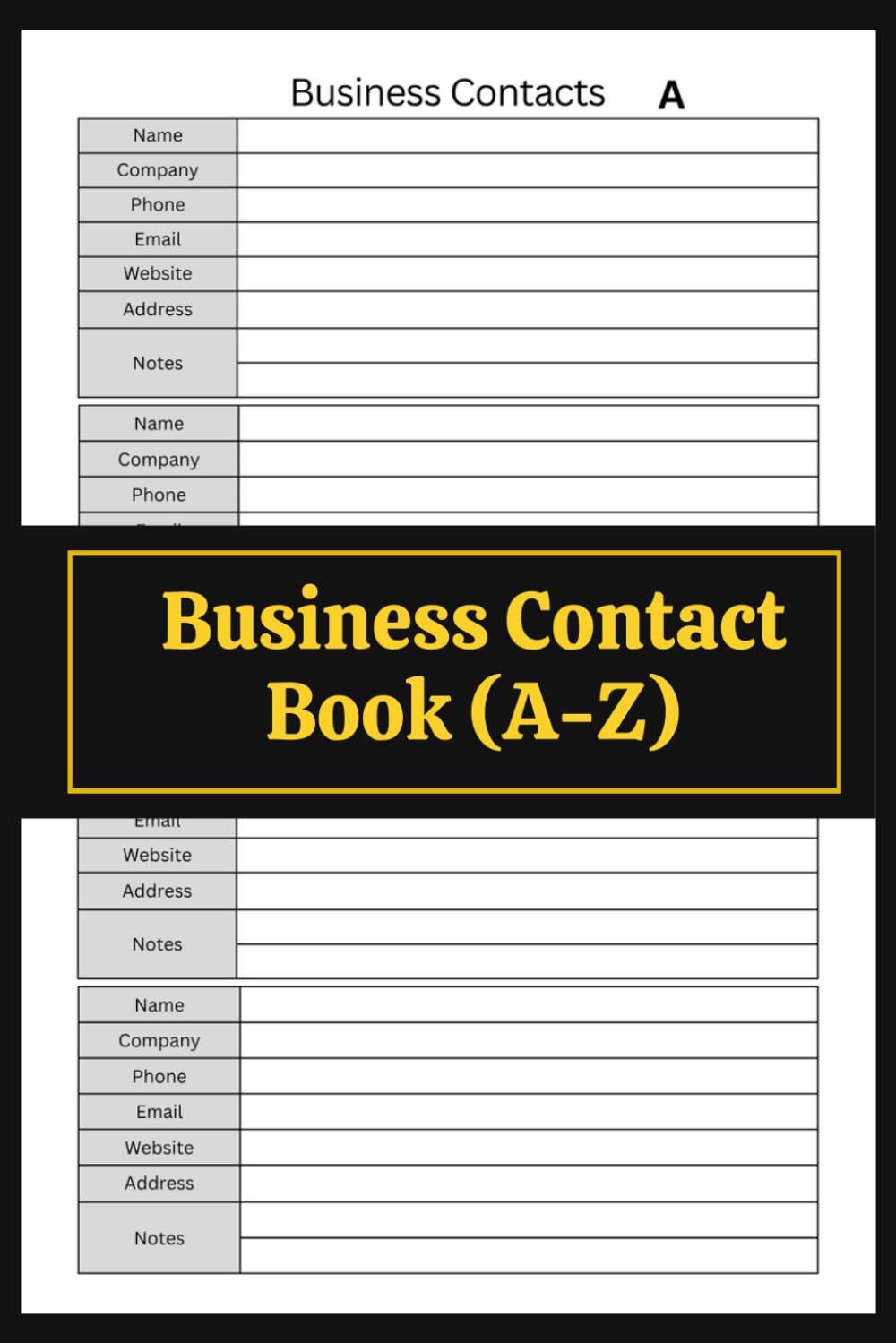 capítulo por capítulo baixar Business Contact Book (6 x 9 Inches): Professional Directory, Client Information Register & Networking Organizer