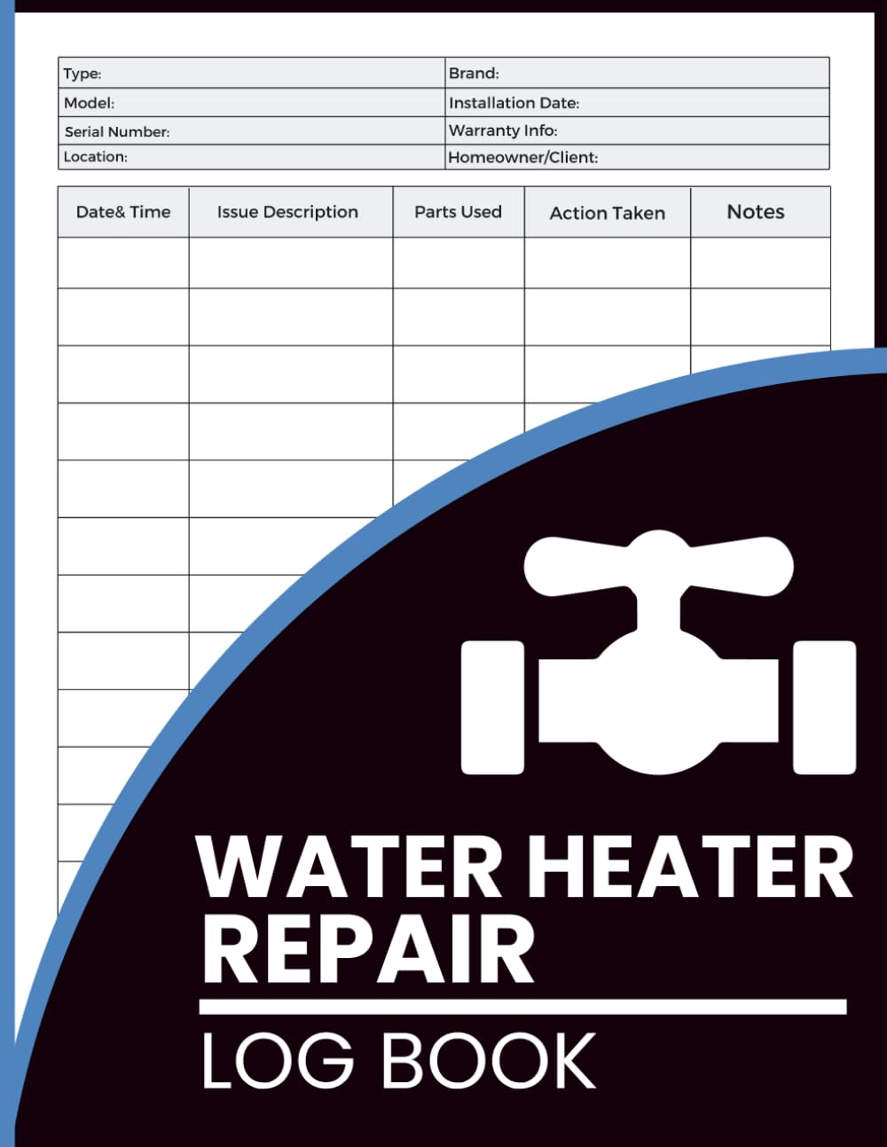 capítulo por capítulo baixar Water Heater Repair Log Book: Track Issues, Replacement Parts, and Repair Actions for Improved Appliance Longevity - Ideal for Technicians, Landlords, and DIY Homeowners