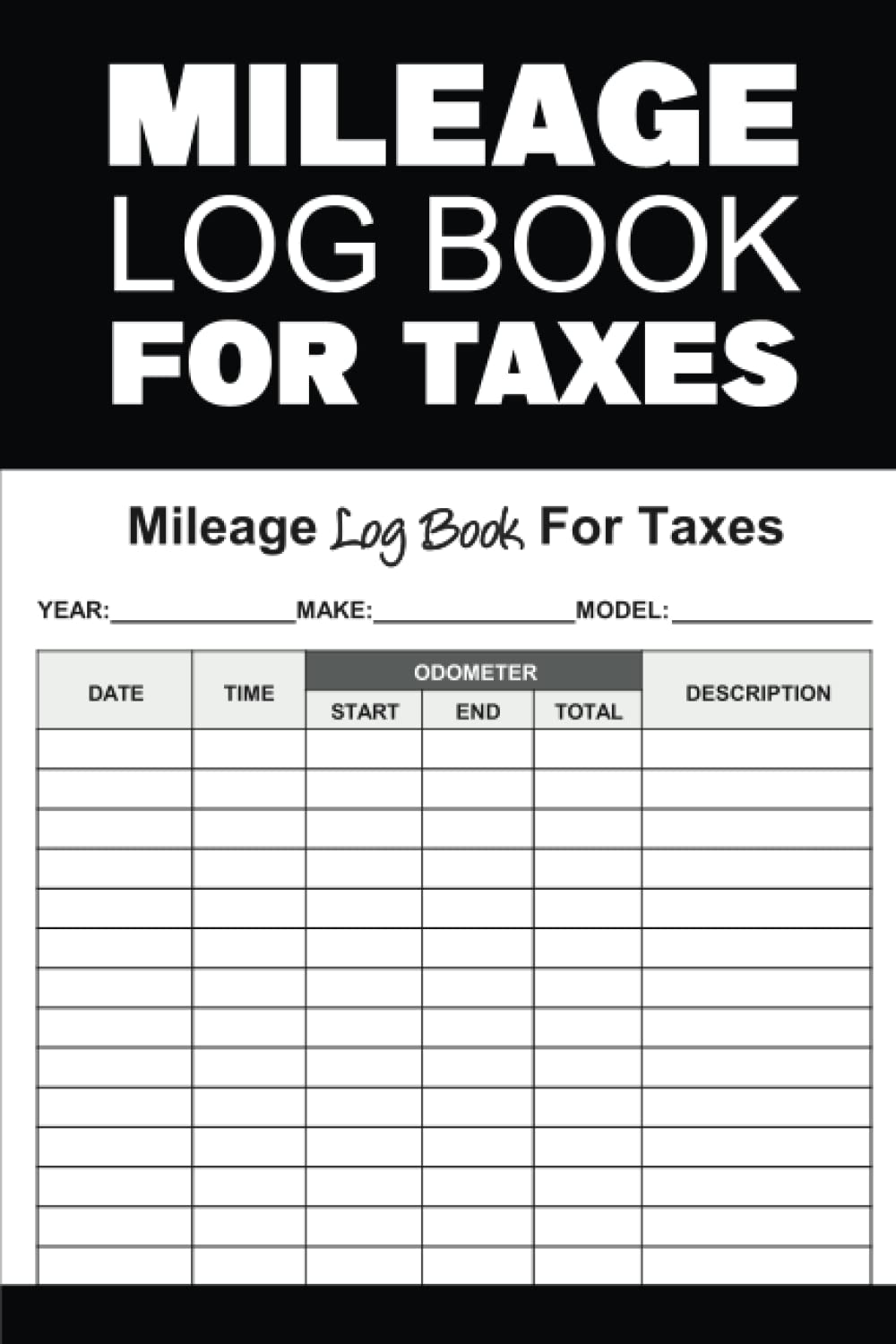 capítulo por capítulo baixar Mileage Log Book For Taxes: Vehicle Mileage Log Book For Small Business and Self Employed