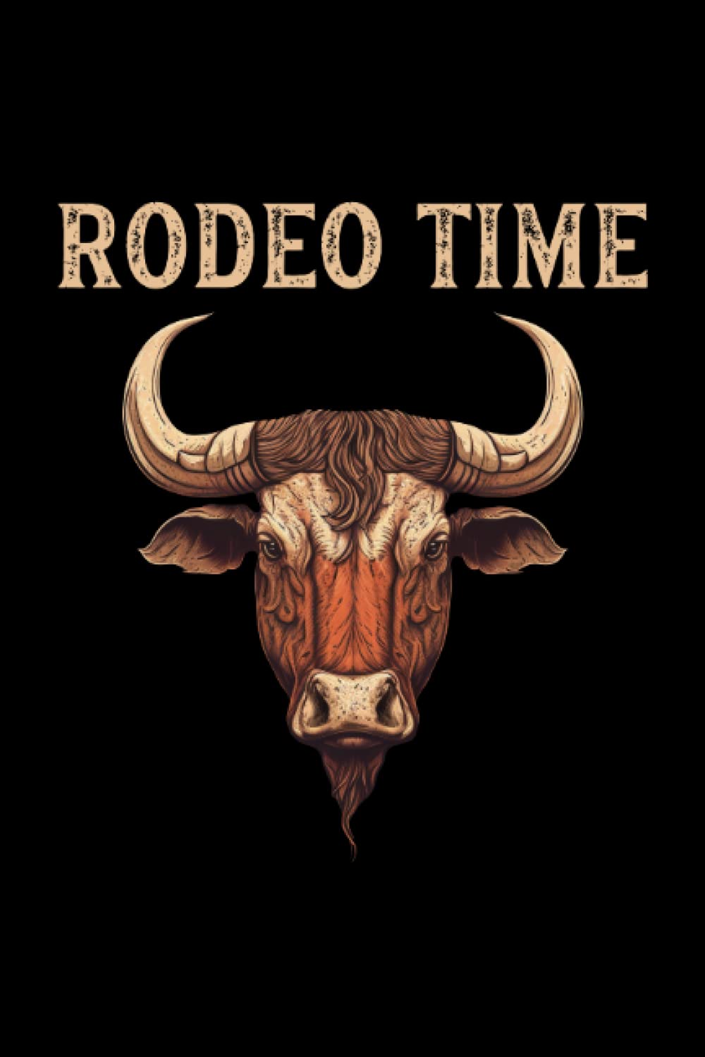 ler totalmente Rodeo Time: Bull Rider College Ruled Lined Paper, 120 pages, 6 x 9