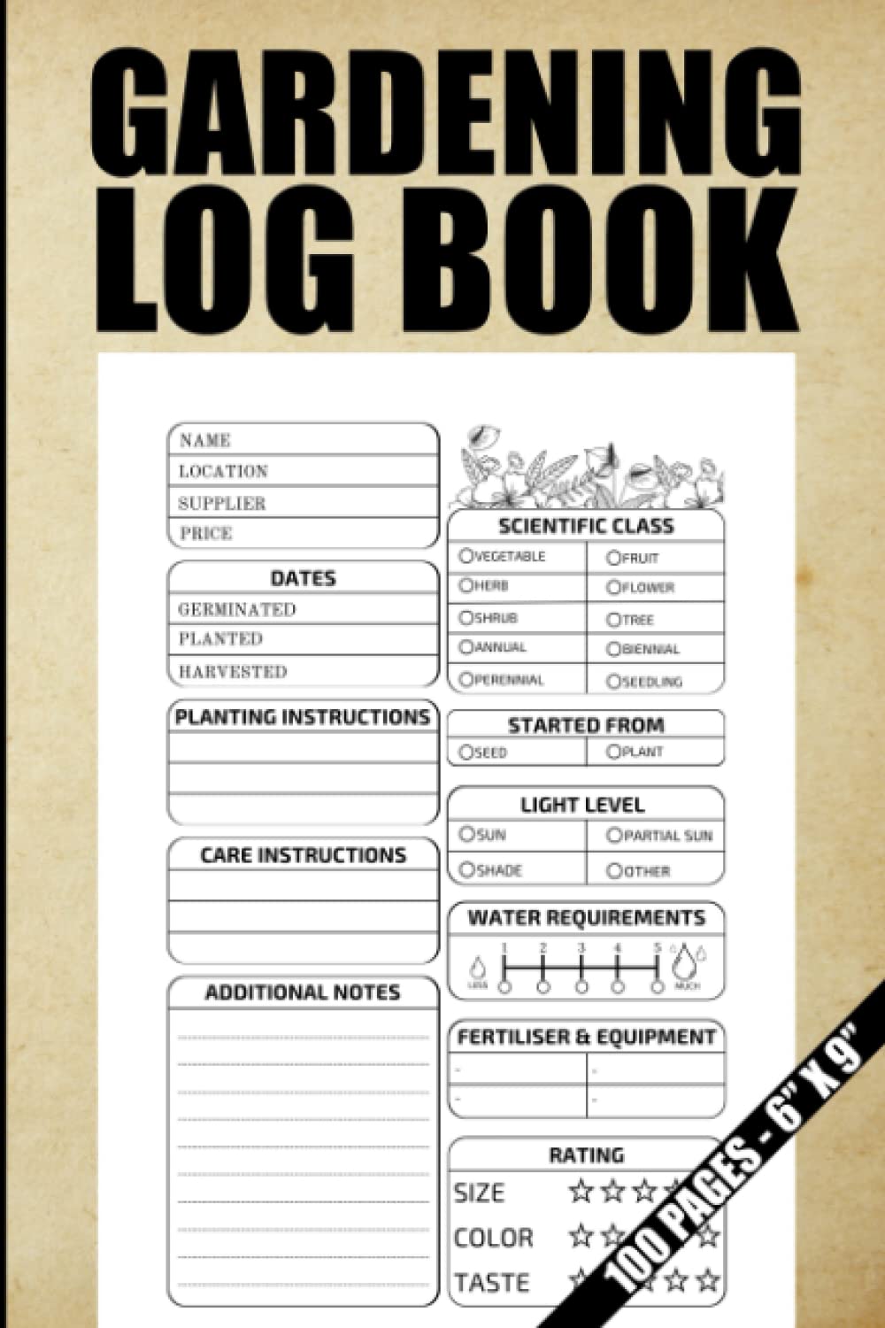 Gardening Log Book: Gardening Organizer Notebook for Avid Gardeners of All Ages From Beginner To Experienced - Plan Out Your Garden, Keep Track of Tasks, and Organize Your Food Growing. baixar o livro de graça