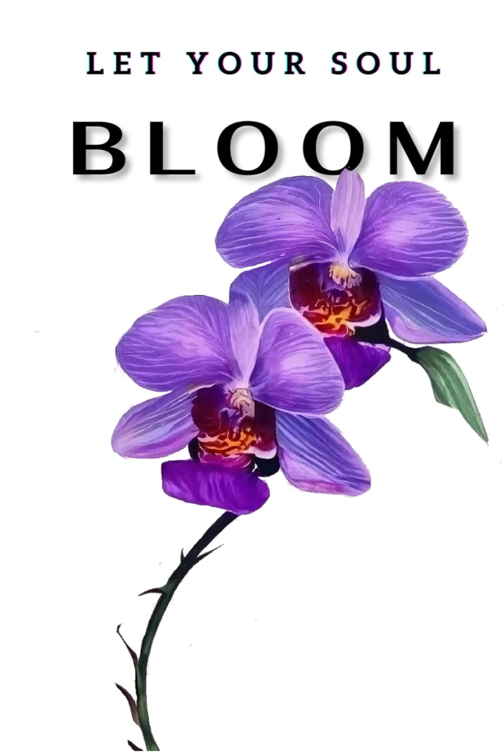 ler totalmente Let Your Soul Bloom Purple Orchid - Ruled Notebook: The aesthetic, elegant and chic floral design for plant and gardening lovers.