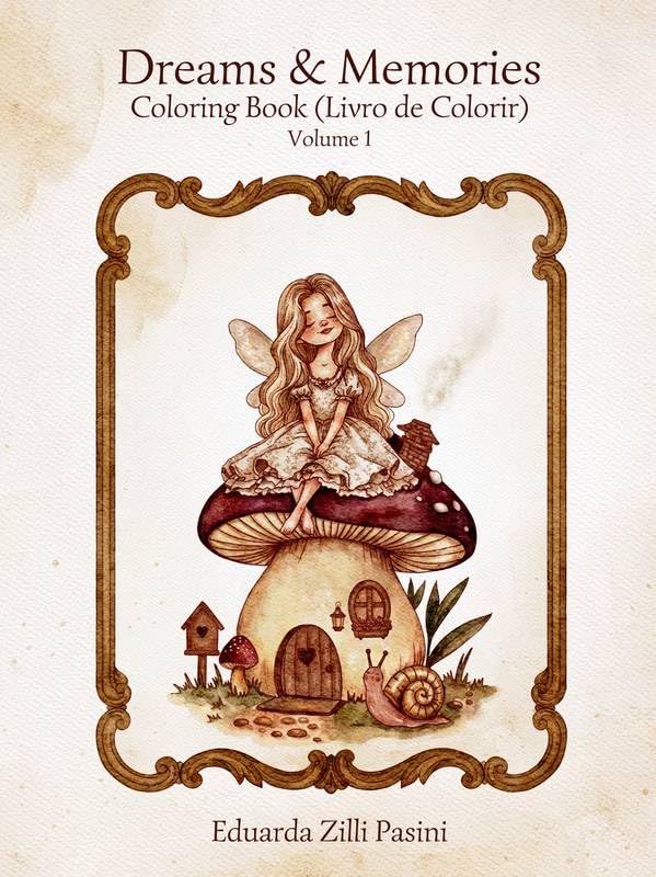 Dreams & Memories: Coloring Book (Livro de Colorir)