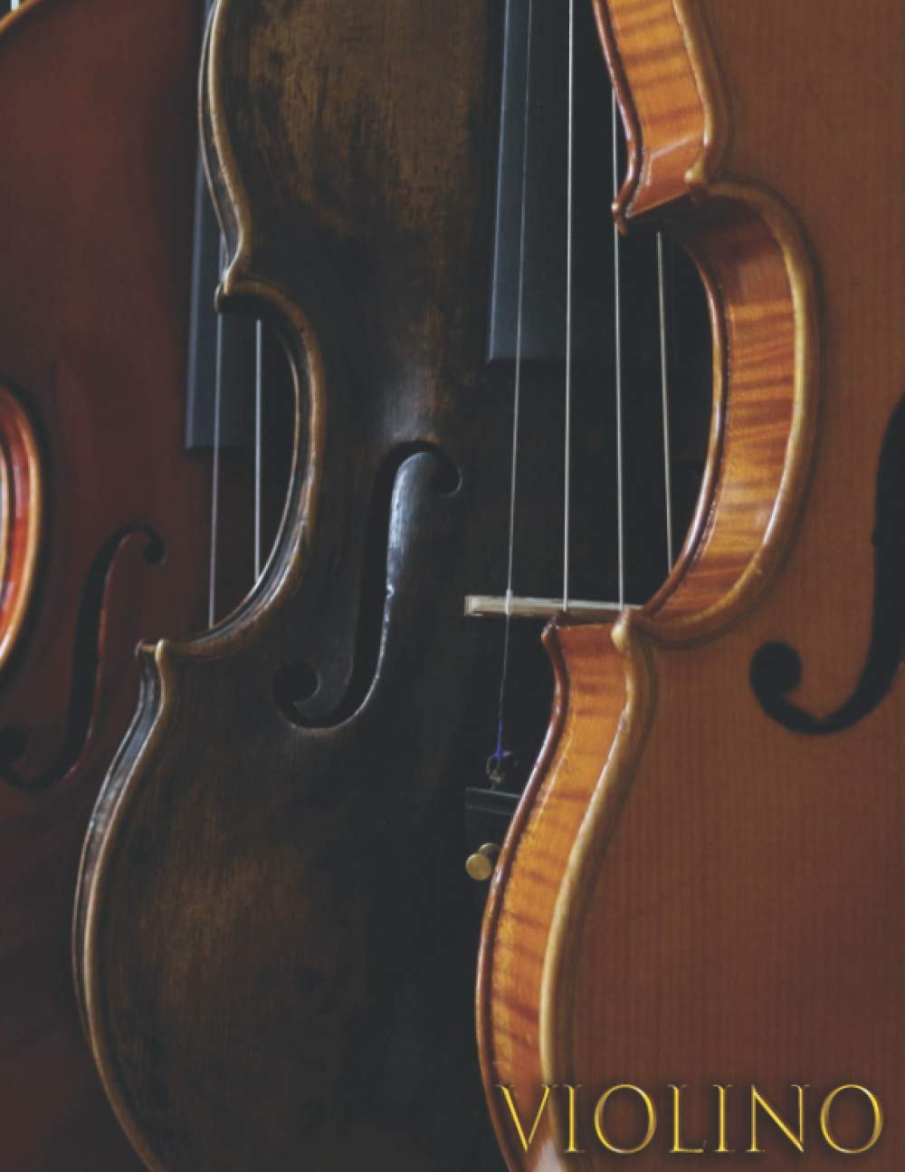 ler totalmente VIOLINO: Caderno de música para violinista - Violino - Caderno de partituras - Papel manuscrito - 17 pautas por página - 111 páginas - Formato grande