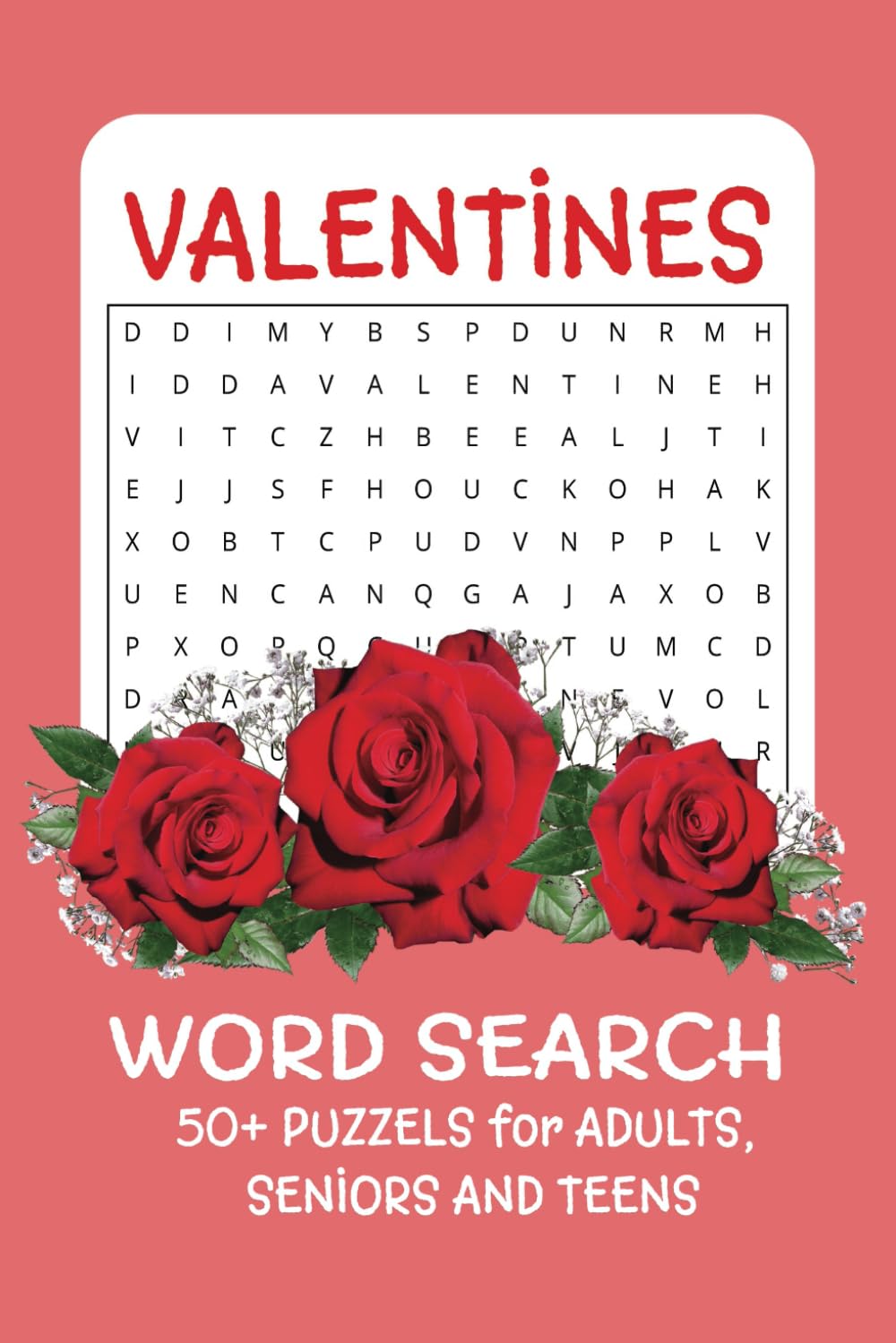 Valentine's Word Search Puzzle Book: Word Searches with Easy-to-Read Print about Valentines, Love, Couples and More | 6 x 9 inches, 110 pages | 50+... Gift for Vacations, Holidays, and Free Time baixar livro de graça