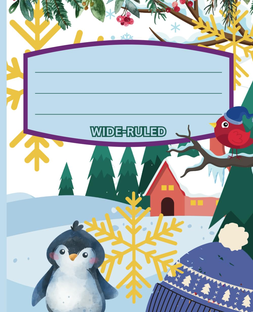 CHILL VIBES ONLY: WINTER EDITION WIDE-RULED COMPOSITION NOTEBOOK baixar o livro de graça
