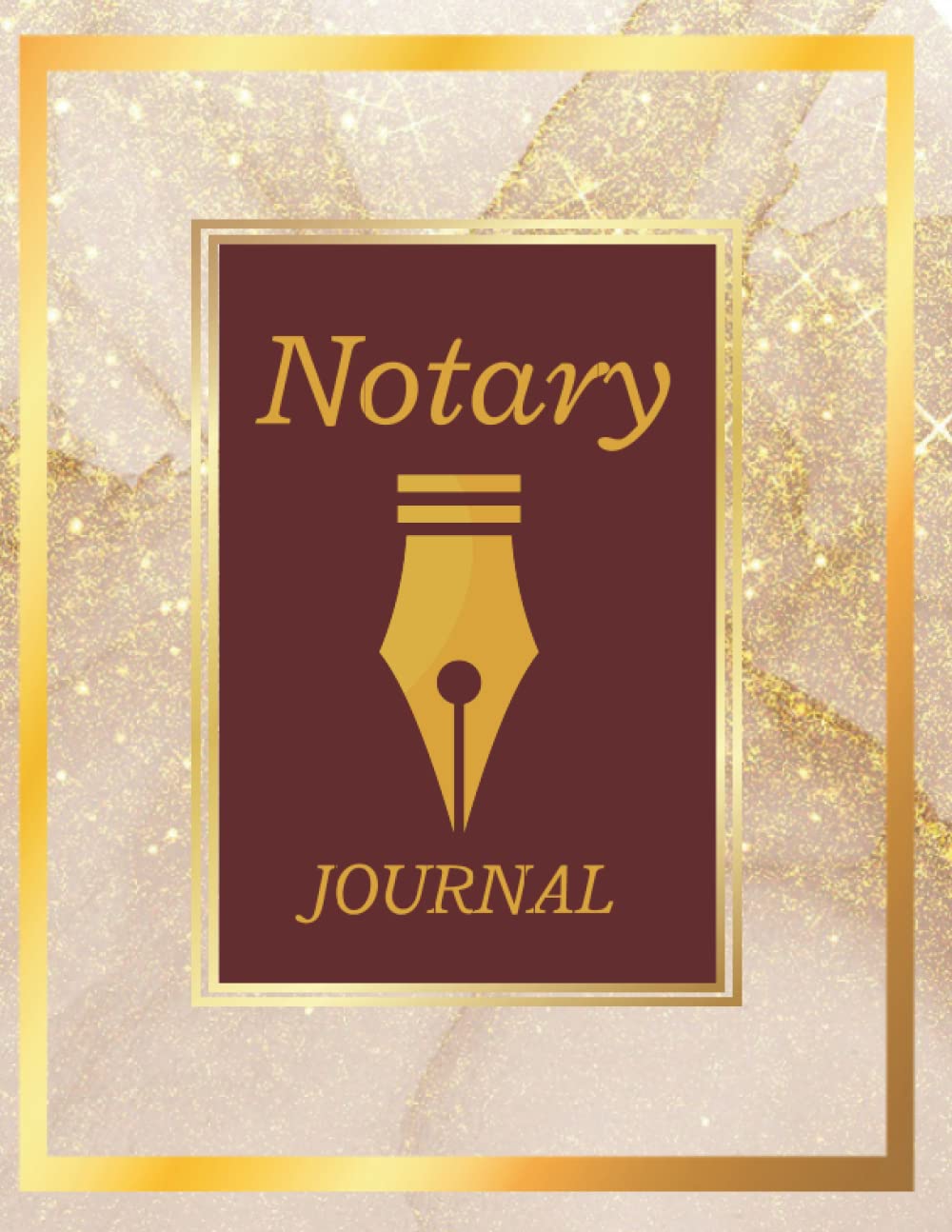 Notary Journal: Official Notary Log book for Signing Agents, Public Notary and Mobile Notary to Record Notarial Acts and Services with numbered pages,... (Red Wine Gold Marble Notary Logbook) baixar livro de graça