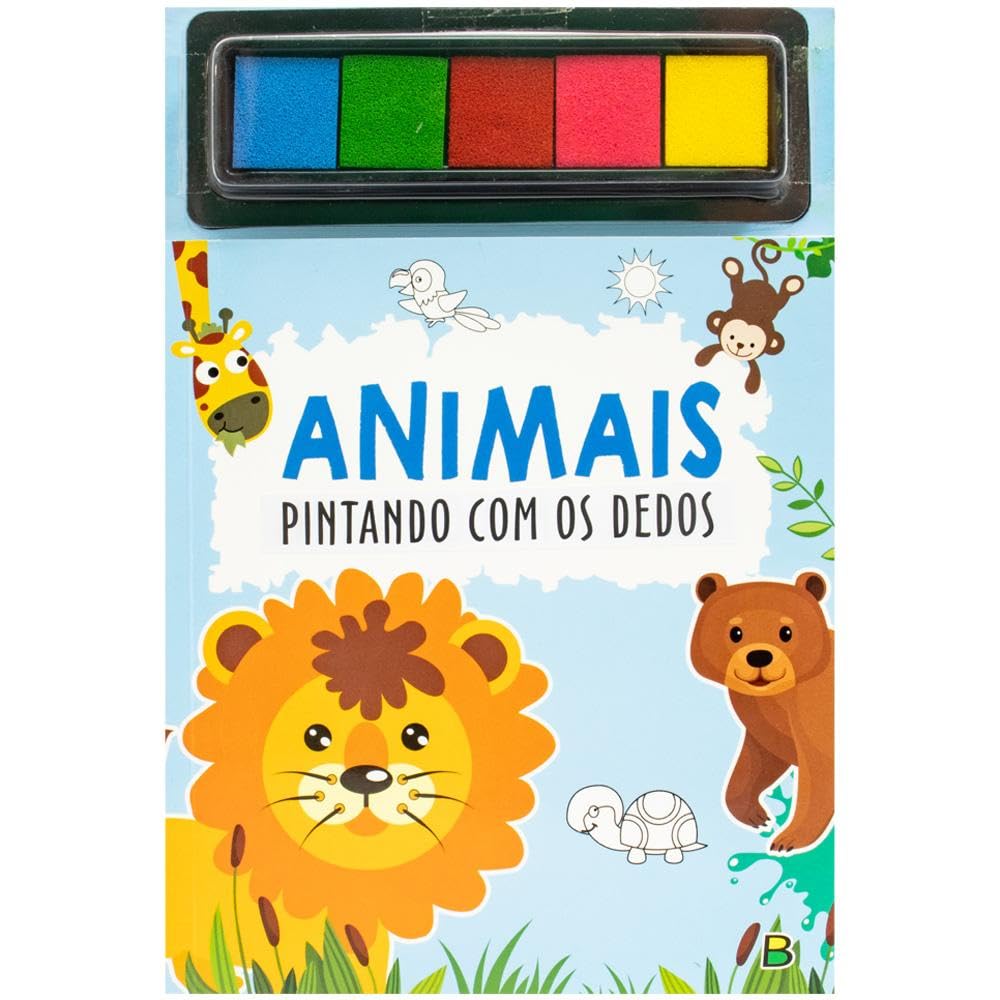ler totalmente Pintando com os Dedos: Animais