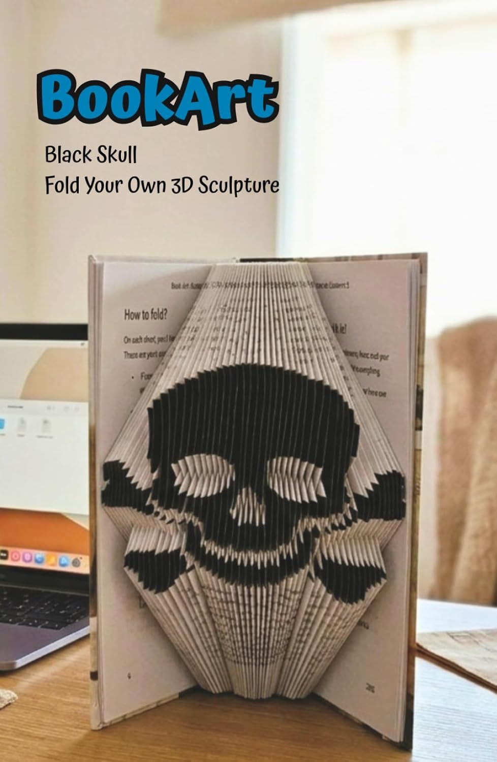 ler totalmente Skull BookArt — Fold Your Own 3D Skull & Crossbones Sculpture: Unique Halloween Gift for Kids & Teens | Pre-Marked Pages | No Experience Needed |... Activity | Perfect for Halloween & Birthdays