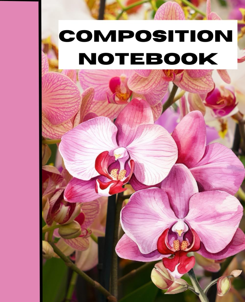 Composition Notebook: Wide Ruled Orchid Flowers baixar livro de graça