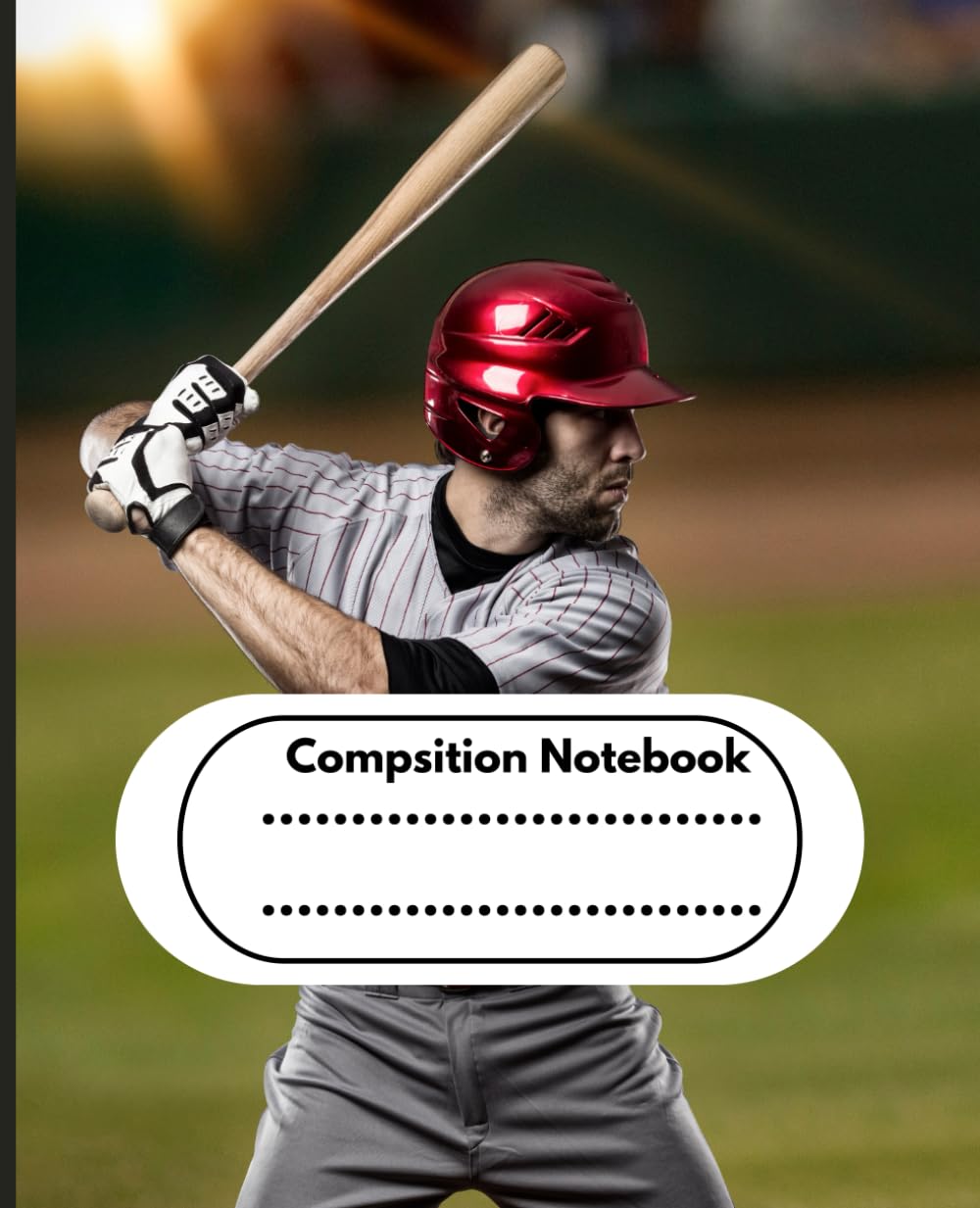 Baseball Composition Notebook: Cute Baseball Wide Blank (7.5x9.25 inches) (110 lined pages) Workbook for Students Girls and Boys baixar o livro de graça