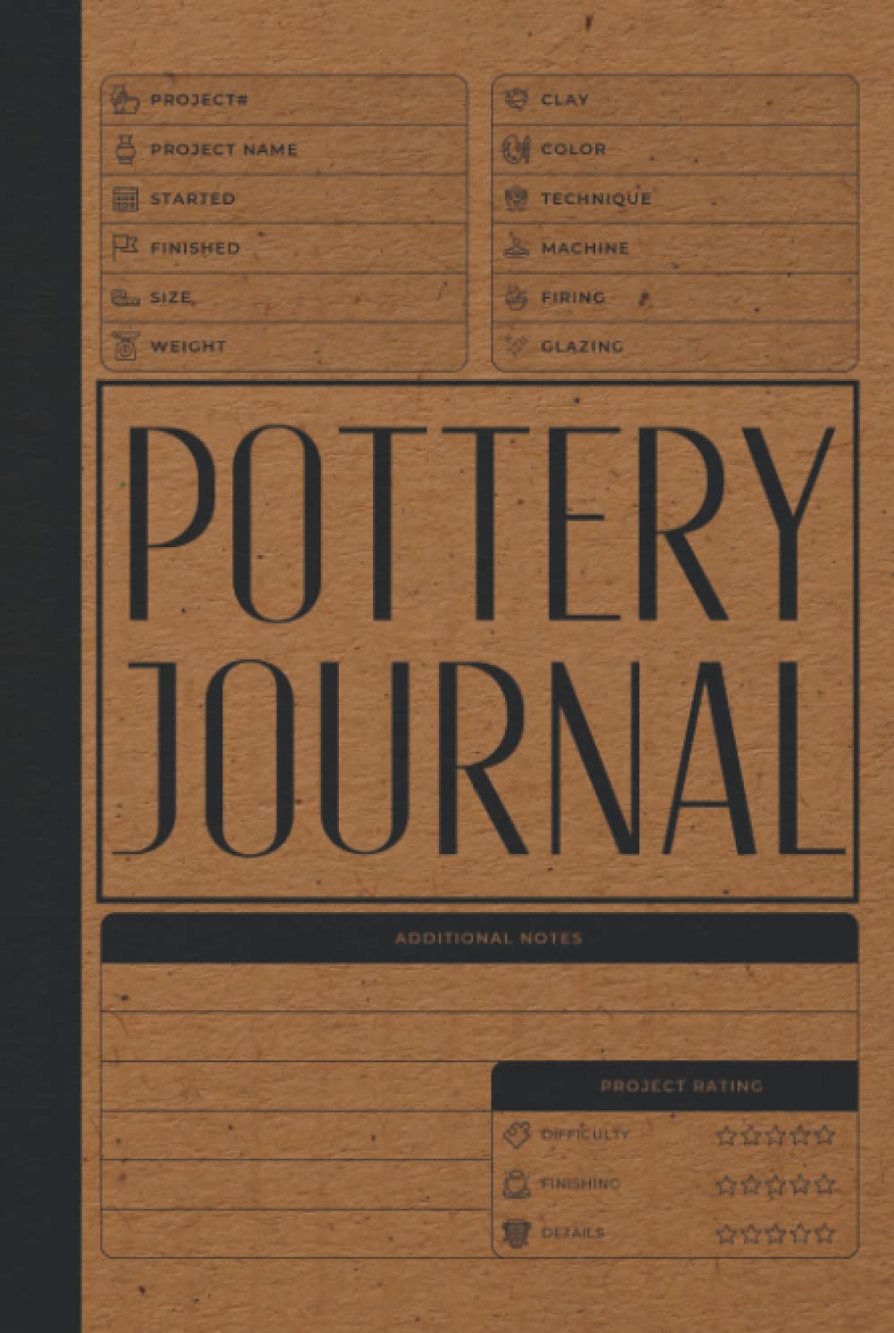 ler totalmente Pottery Journal: Hardcover & Hardback Pottery Project Log Book For Beginners & Professionals - To Record & Organize Your Ceramic Work - Gifts For Pottery Makers & Artists