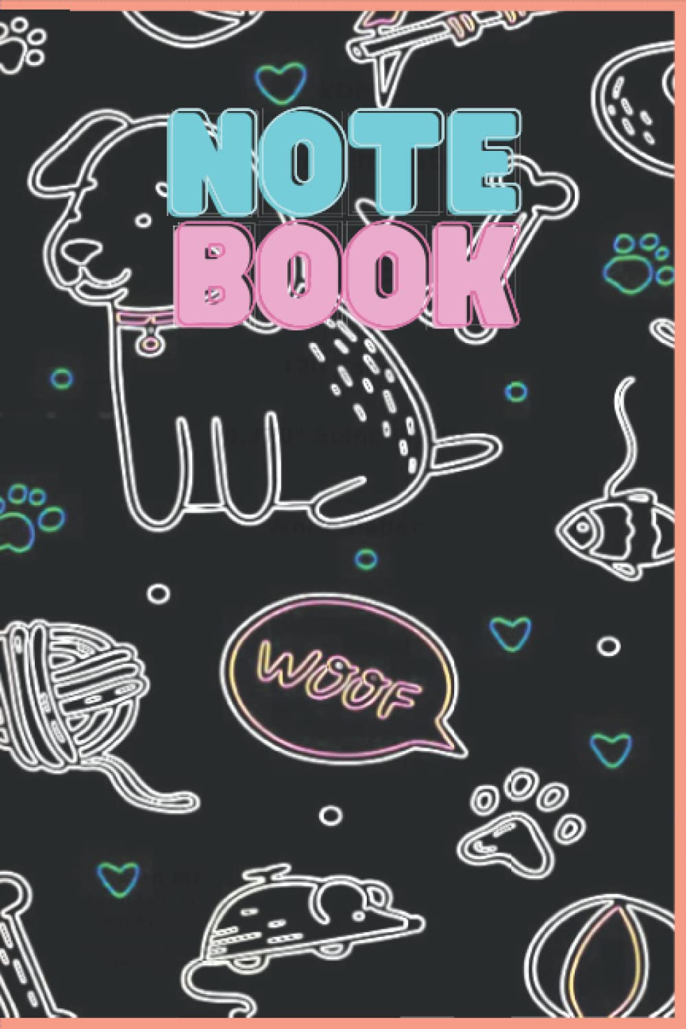 notebook: Retro Cats and Dogs Colourful Blank Lined Notebook baixar o livro de graça