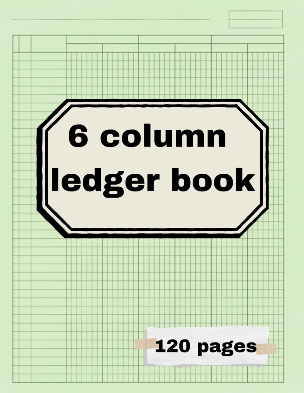 ler totalmente Ledger Book 6 column: Accounting Ledger Book Columnar Journal Notebook to record income and Expense Log Book for Small Business 6 Large size